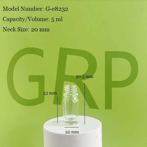 5 ML Flint (Clear) Glass Bottle For Oil